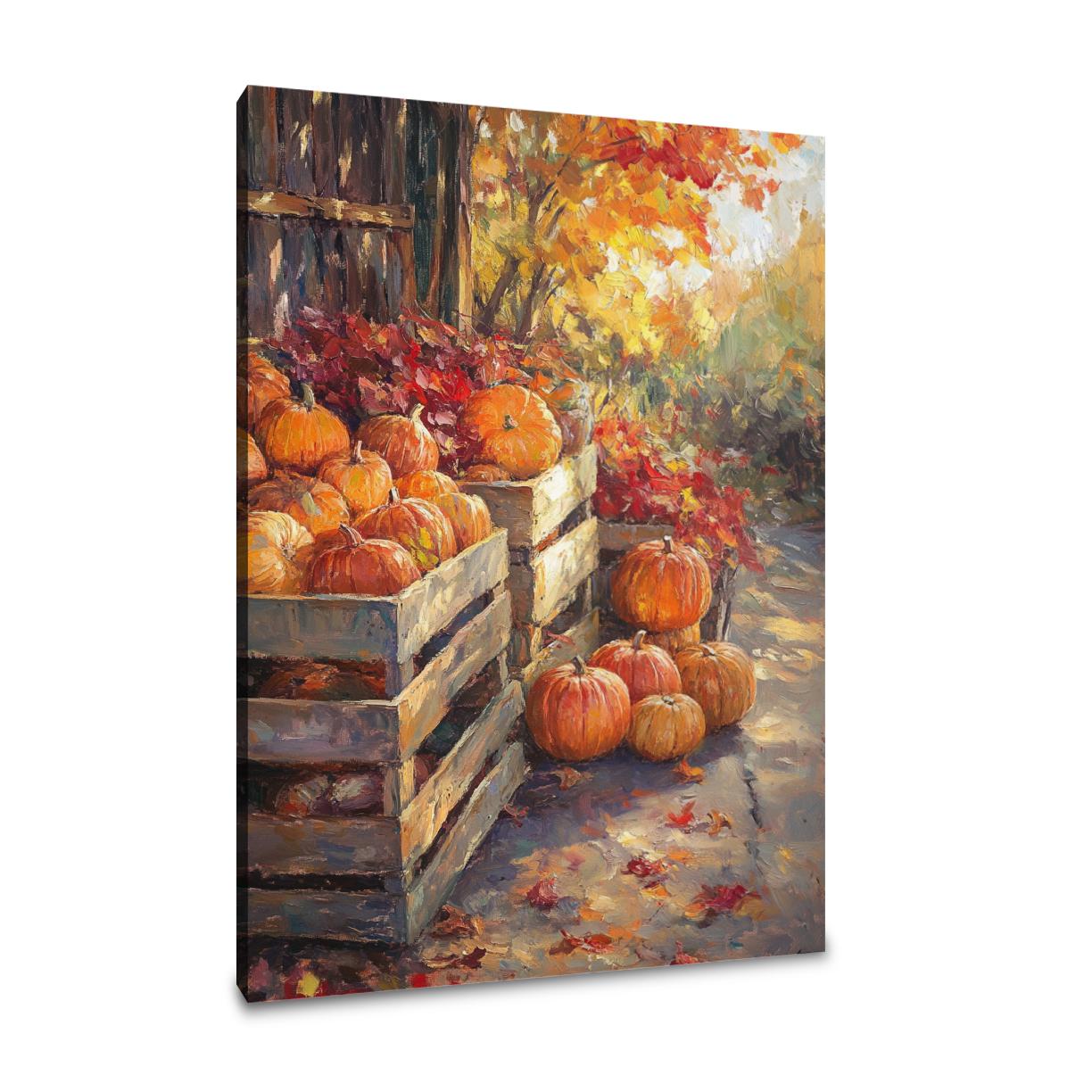 Golden Harvest Memories Canvas