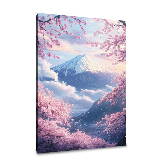 Mount Fuji Blossom Canvas