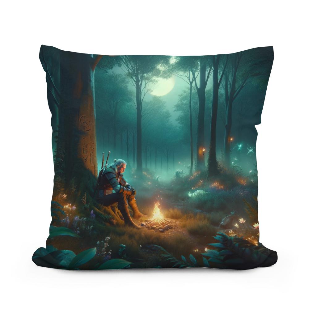 Twilight Forest Cotton Cushion