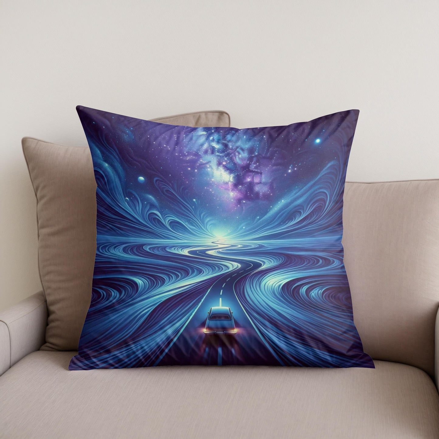 Nocturnal Voyage Cotton Cushion