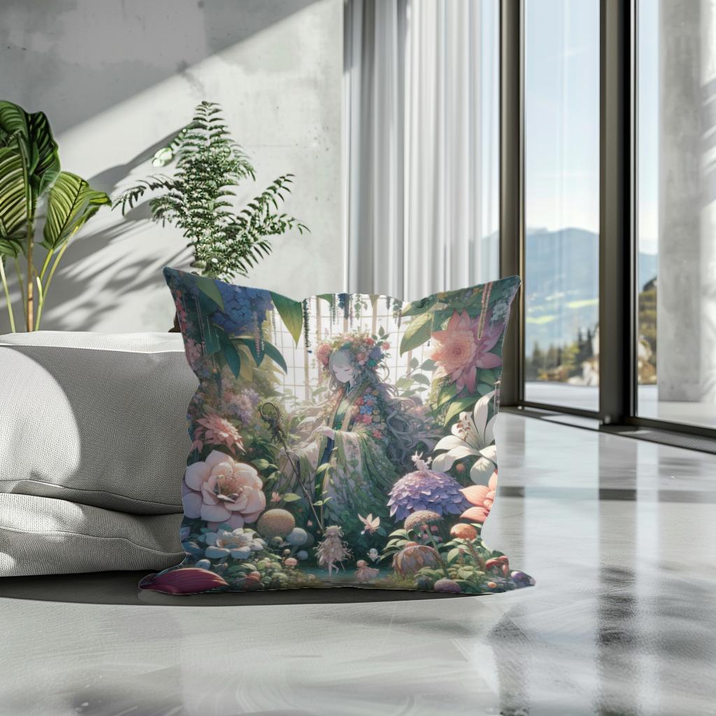 Secret Garden's Guardian Cotton Cushion