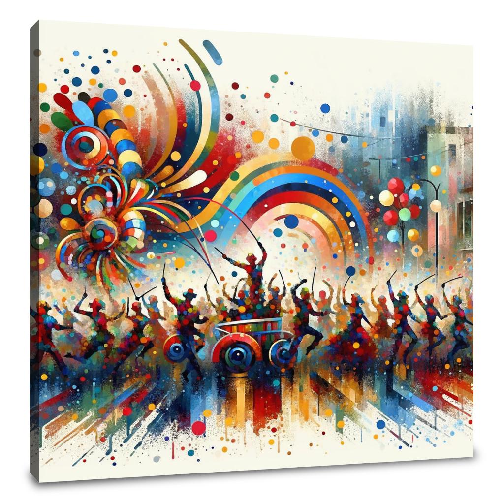Festive Parade Canvas
