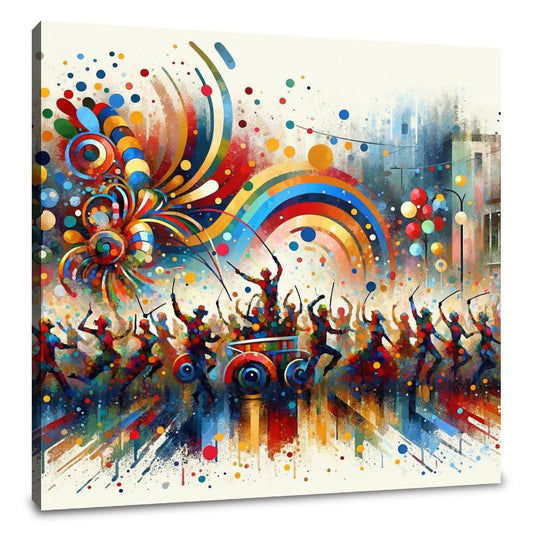 Festive Parade Canvas