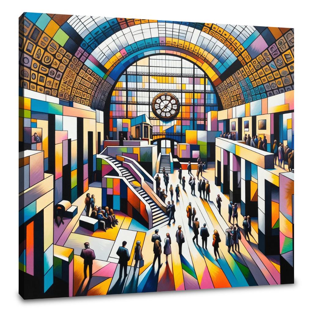 Musée d'Orsay Time Warp Paris Canvas