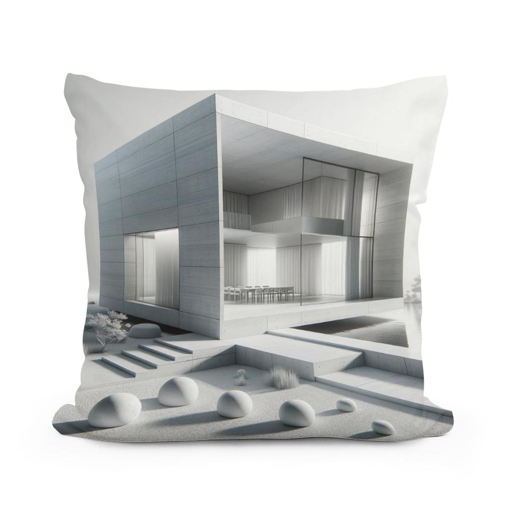Zen Clarity Cotton Cushion