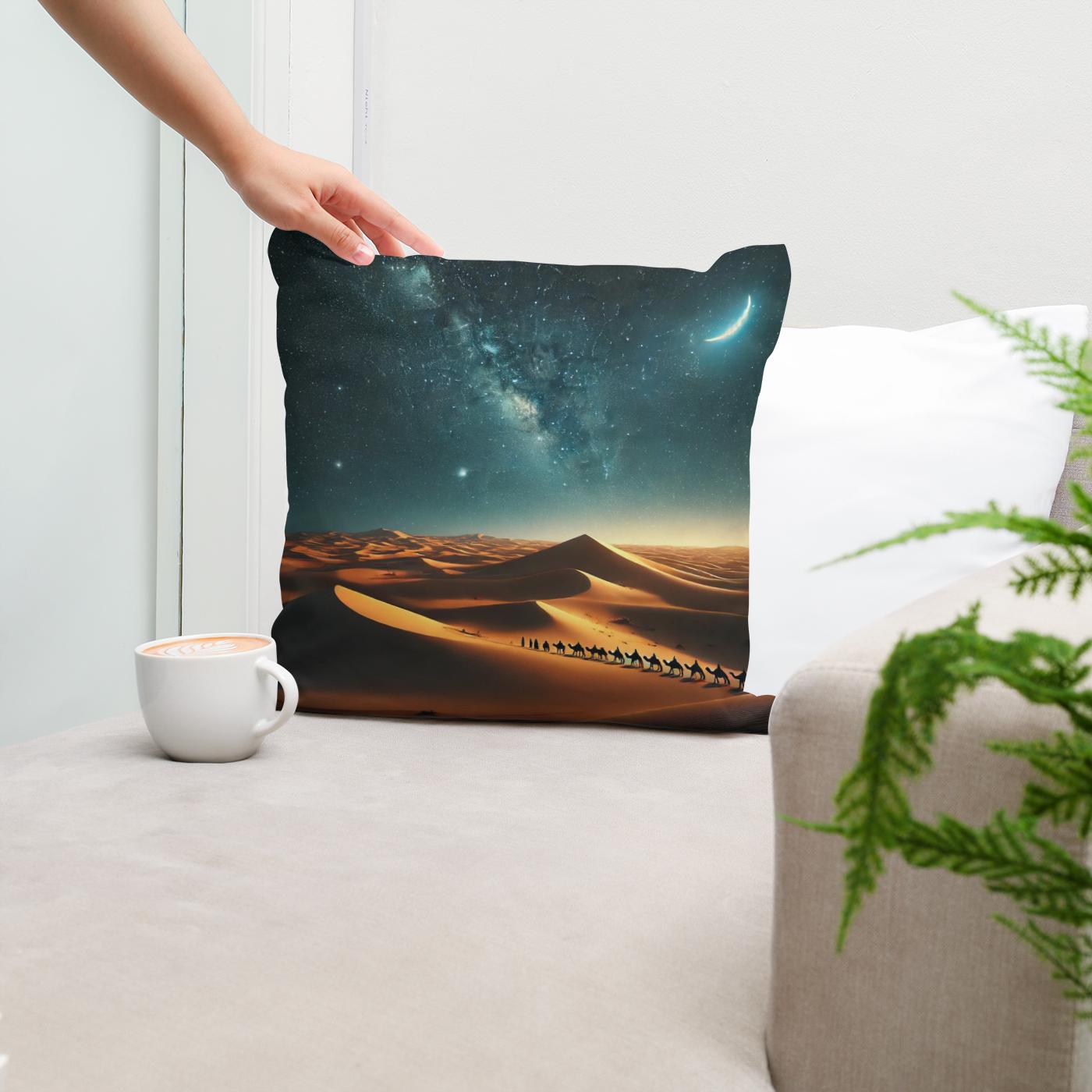 Sahara Nightscape Cotton Cushion