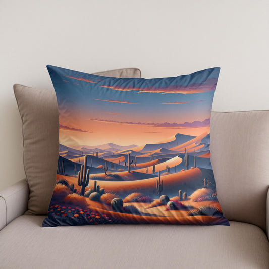 Twilight Dunes Cotton Cushion