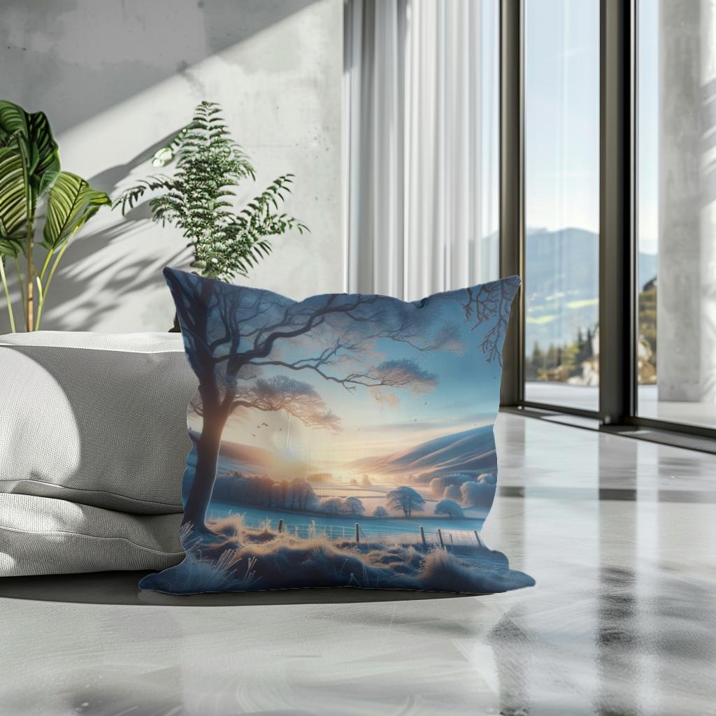 Dundee Dawn Frost Cotton Cushion