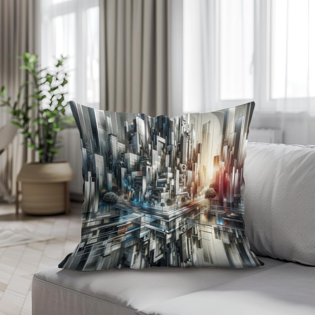 Metropolitan Mosaic Cotton Cushion