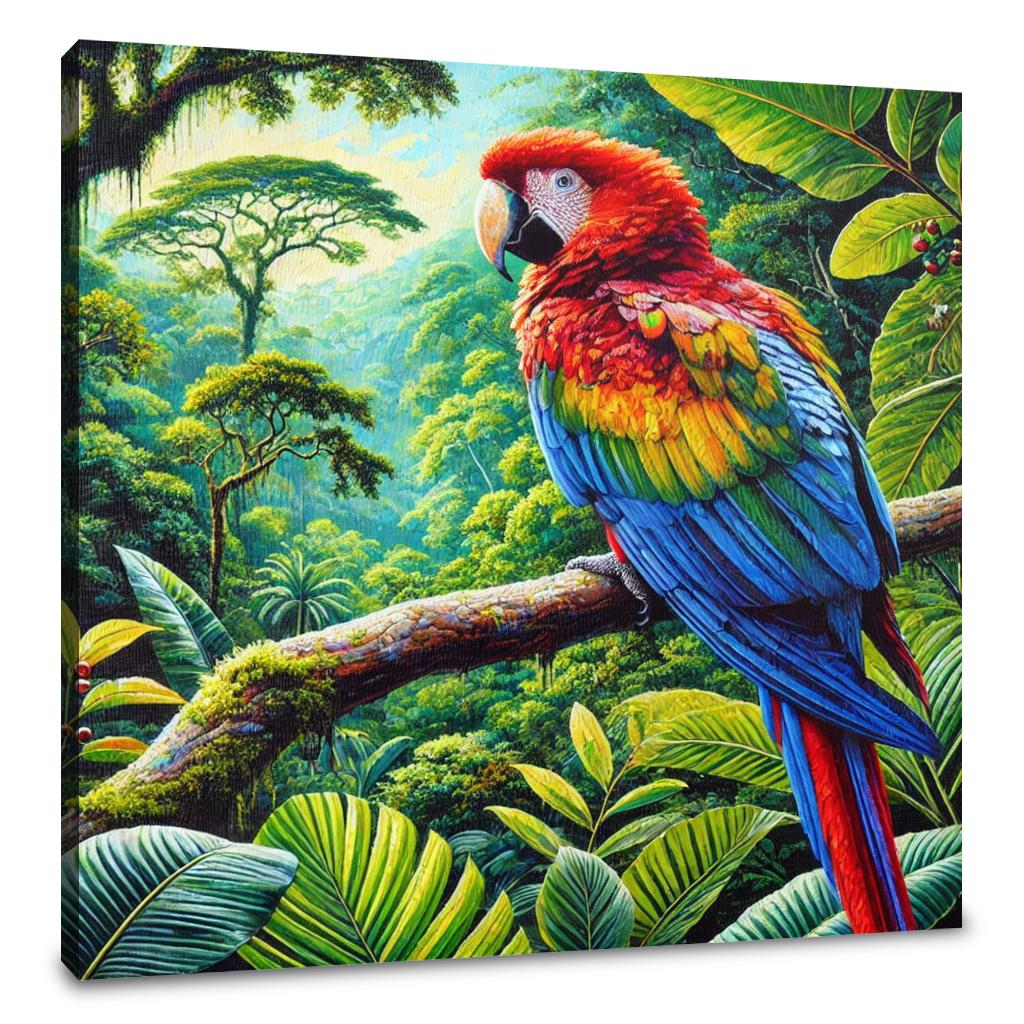 Tropical Vibrance Canvas