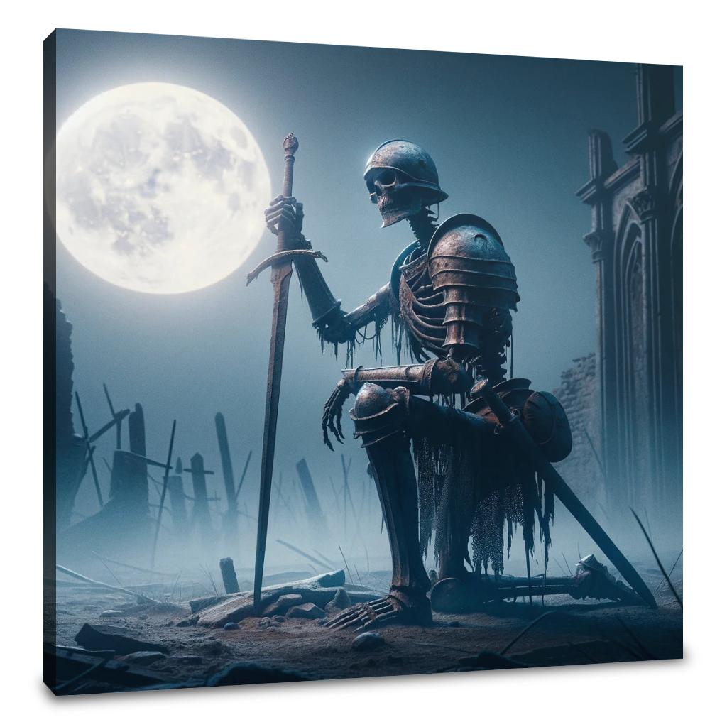 Guardian of the Forgotten Battlefield Canvas