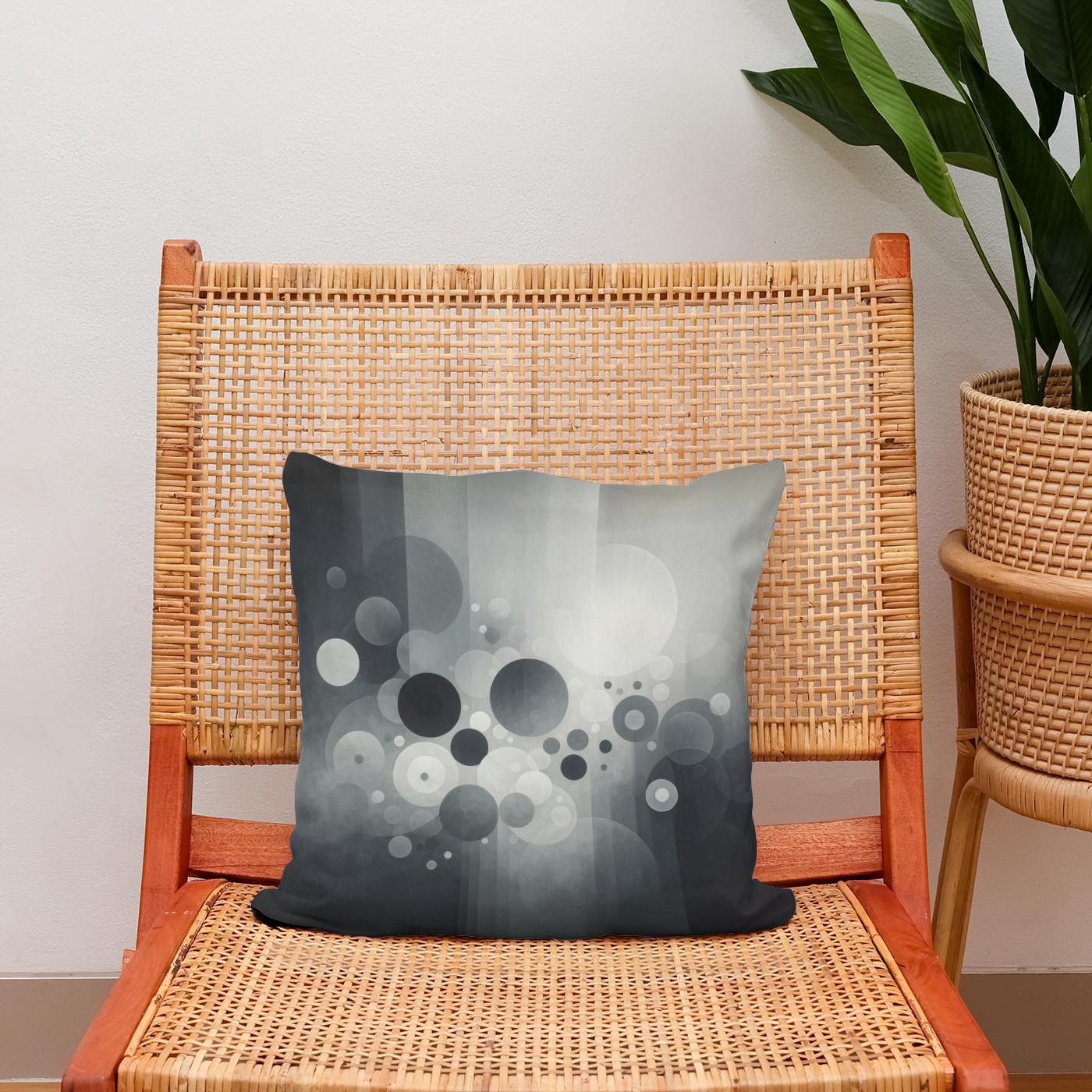 Serene Geometrics Cotton Cushion
