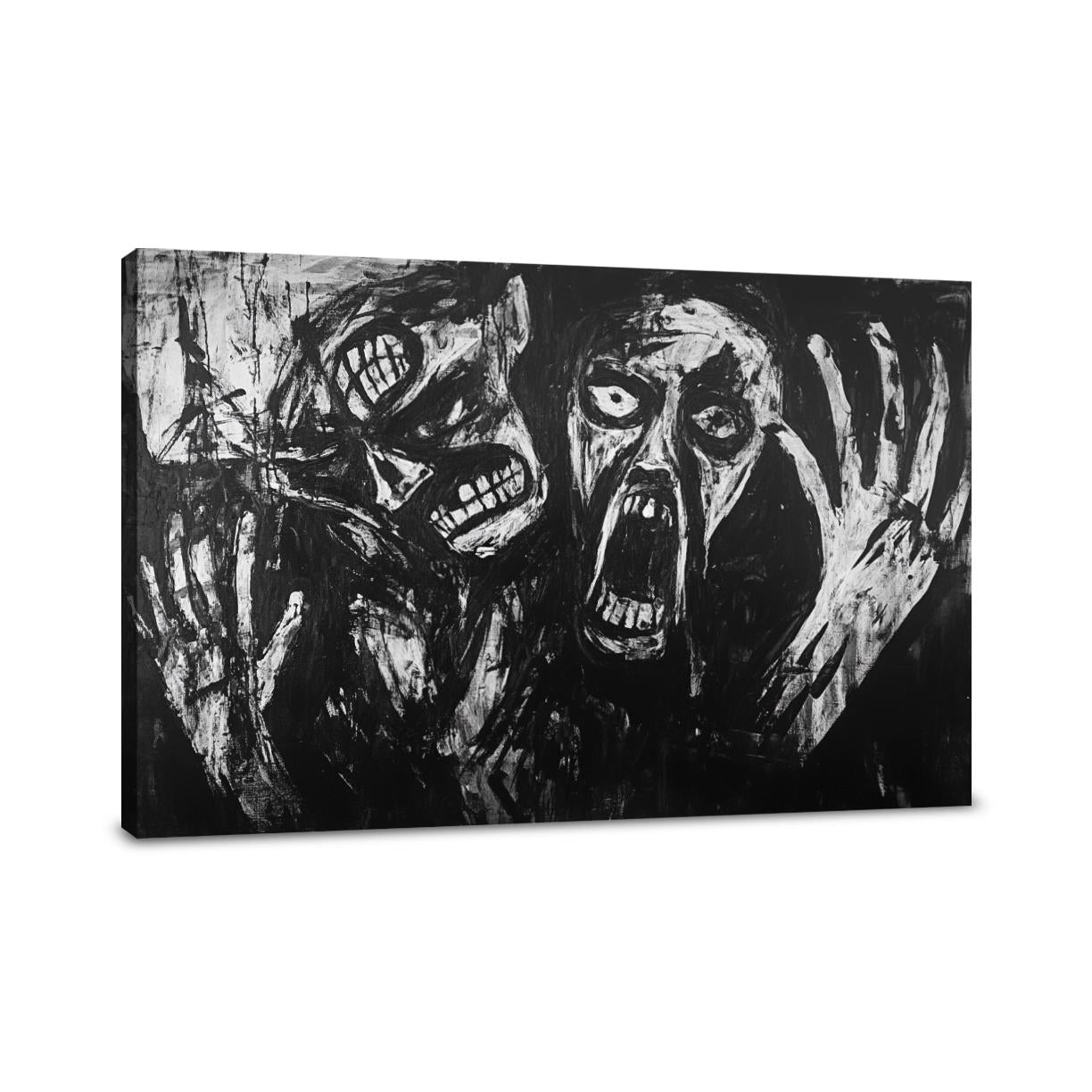 Madness on Monochrome Canvas