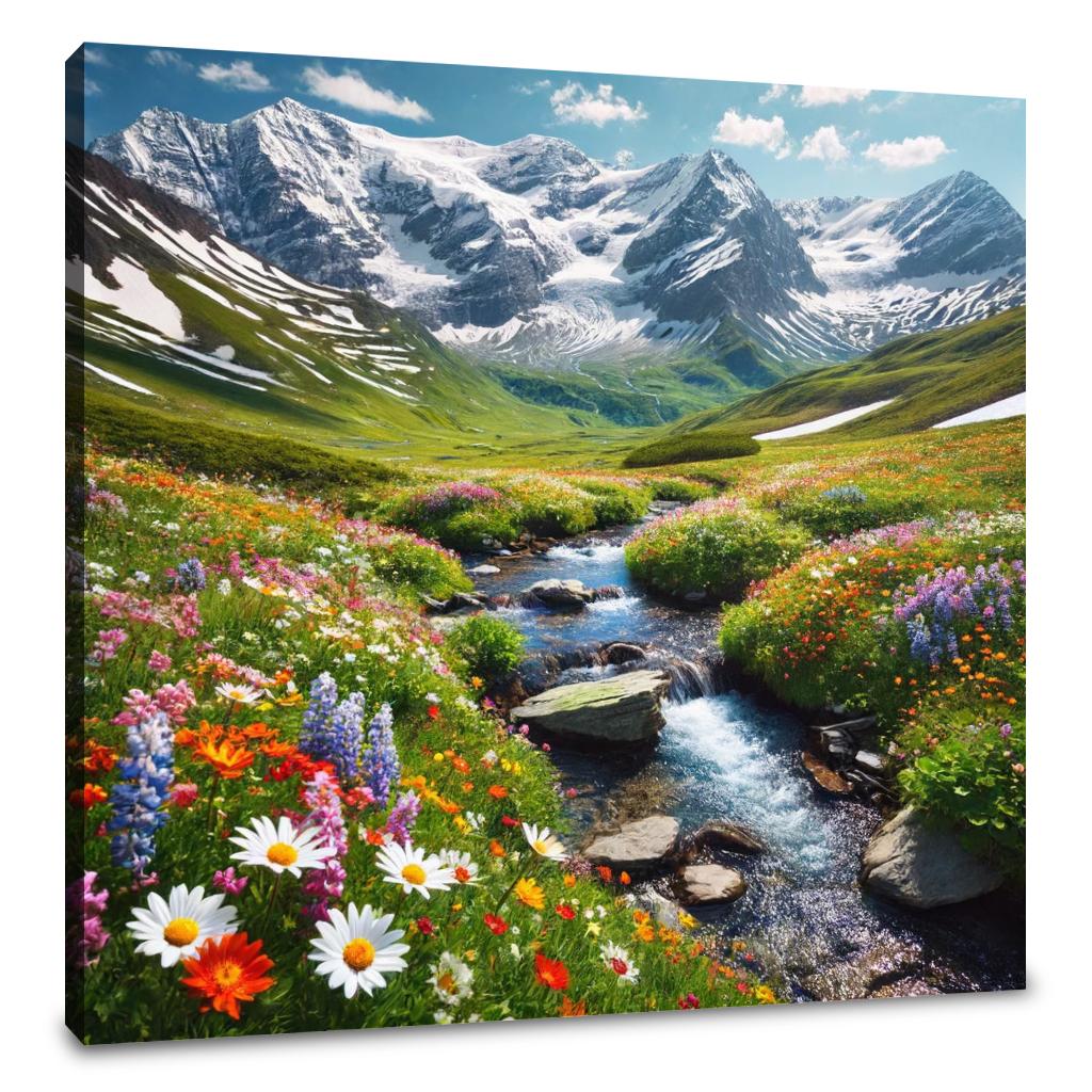 Alpine Bloom Canvas