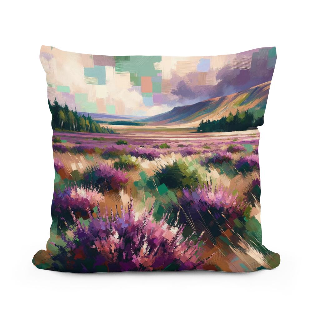 Dundee Heather Fields Majesty Cotton Cushion
