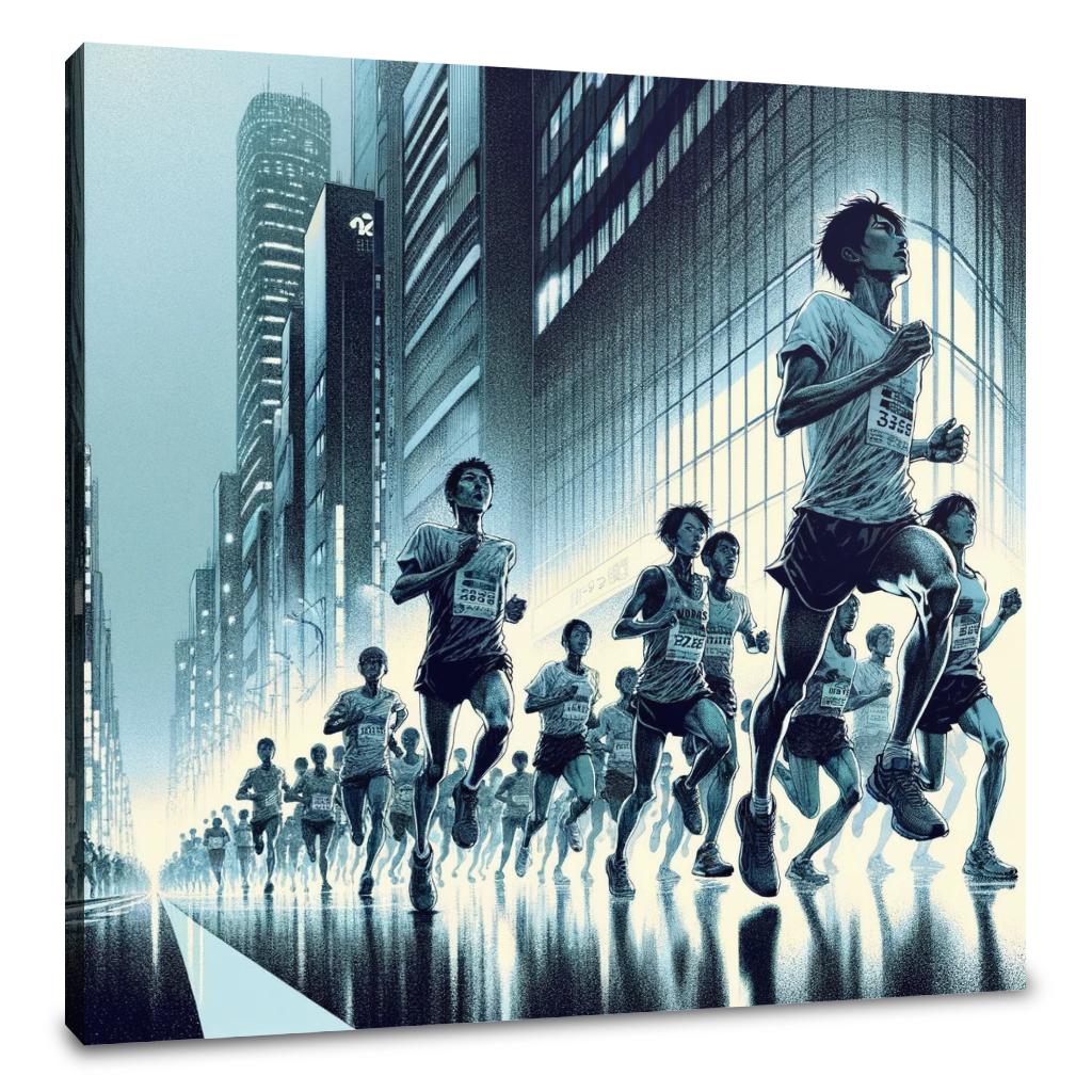 Midnight Marathon Canvas