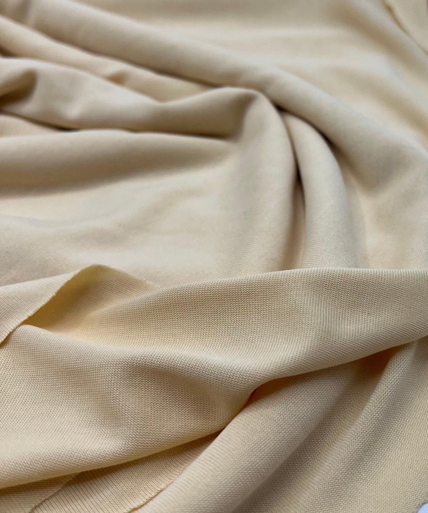 Yellow Straw Modal 200GSM 2 Way Stretch Fabric