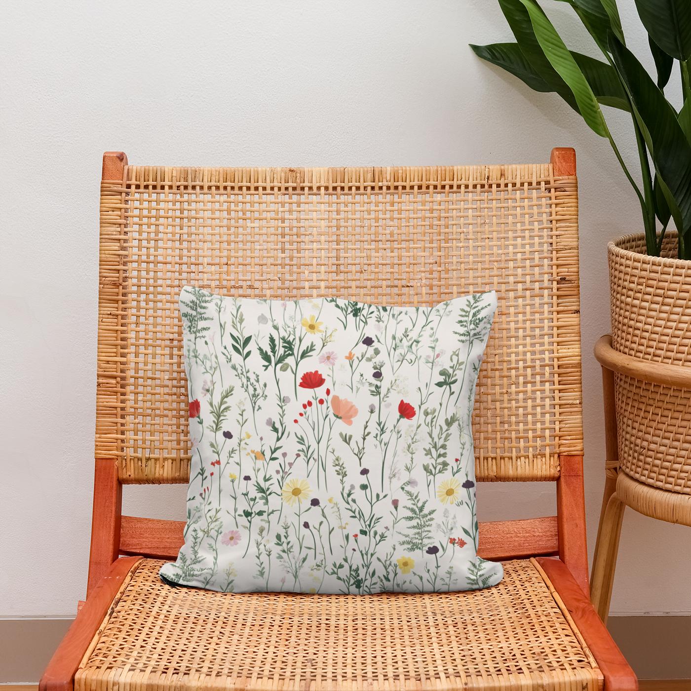 Blooming Haven Cotton Cushion