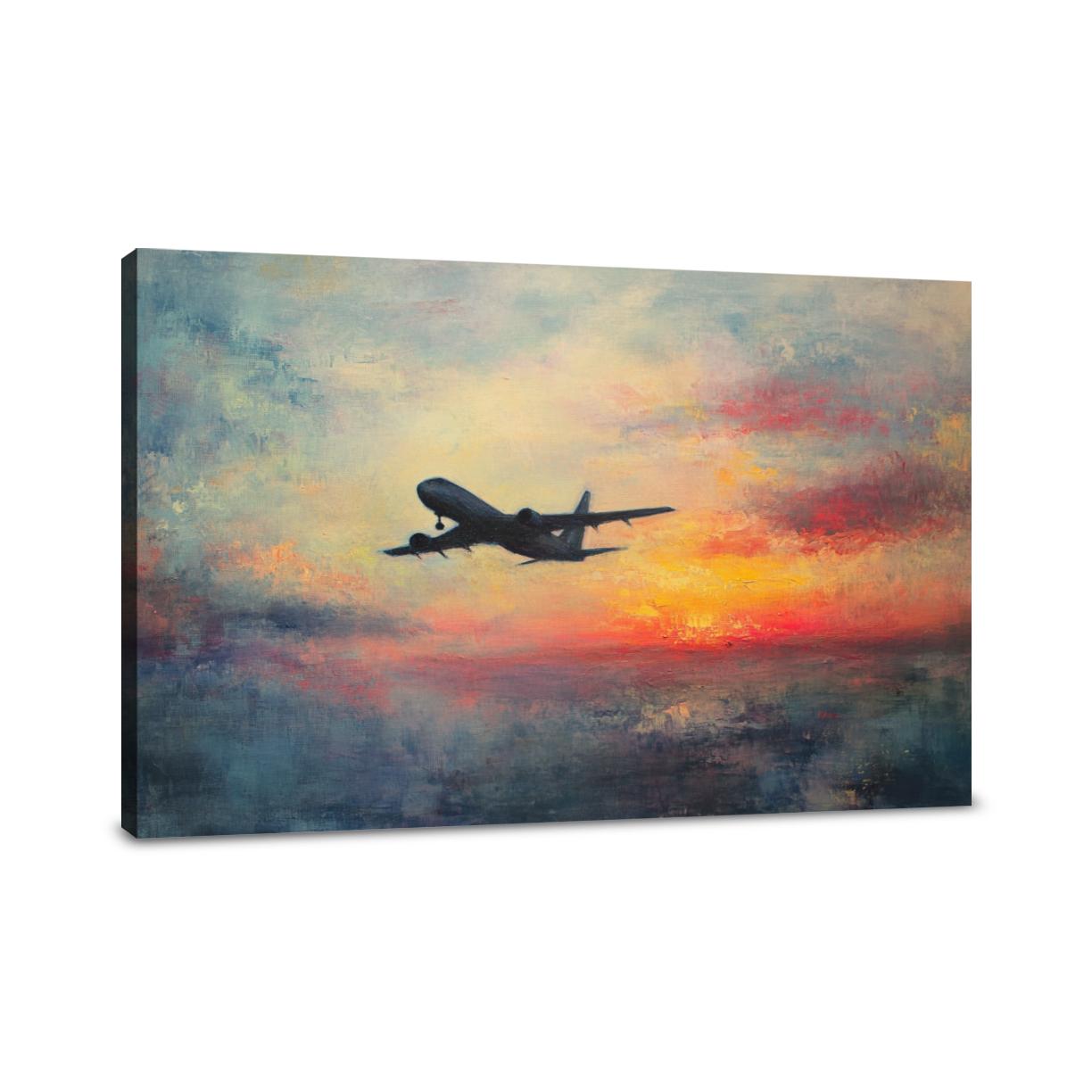 Melancholic Takeoff Canvas