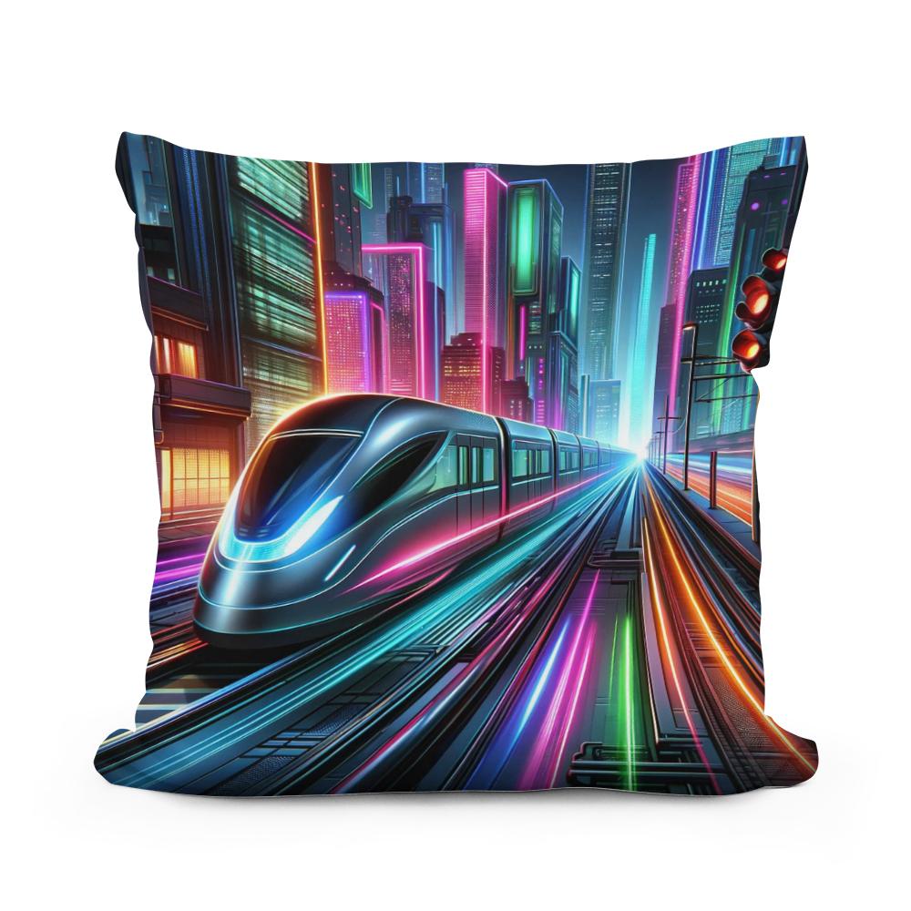 Neon Velocity Cotton Cushion