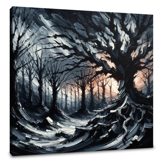 Gothic Twilight Forest Canvas