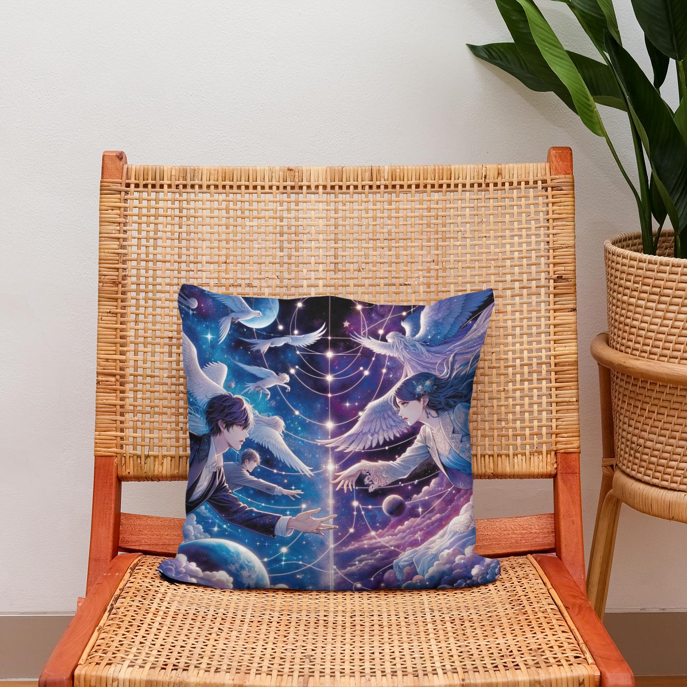 Stellar Love Embrace Cotton Cushion