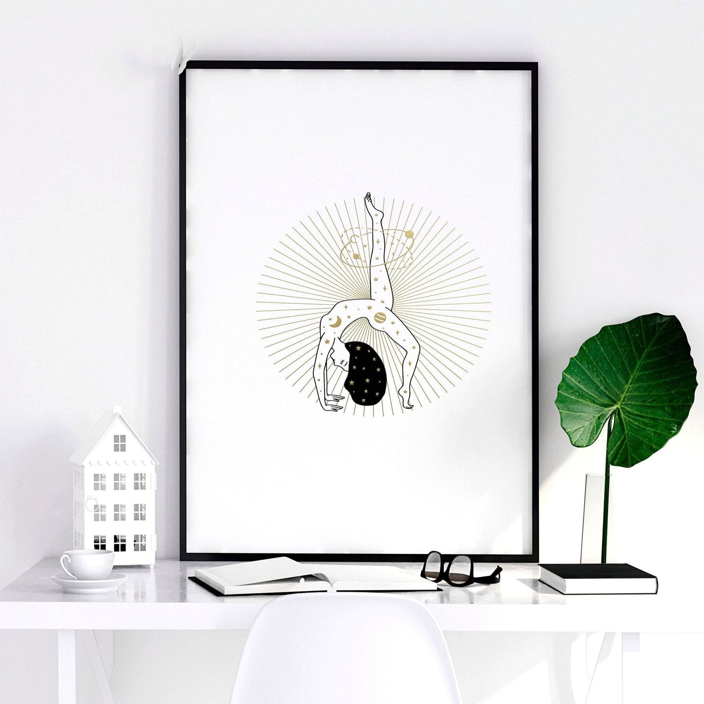Yoga wall art | Set of 3 wall art poster prints