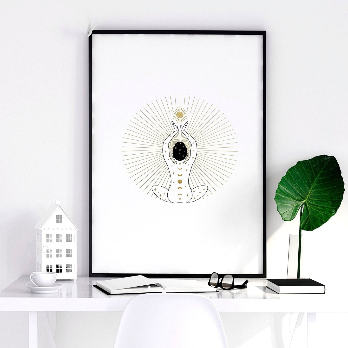 Yoga wall art | Set of 3 wall art poster prints