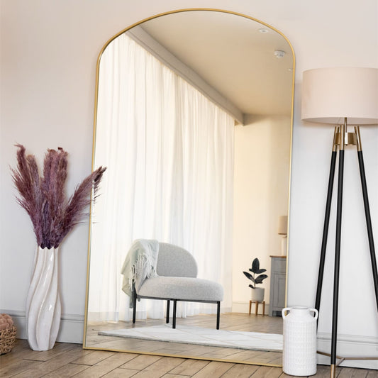 Yoko - Gold Metal Gentle Arch Mirror - 200cm x 120cm
