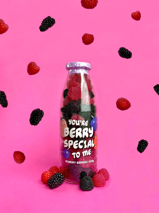 You’re Berry Special Gummy Berries Message Sweet Bottle