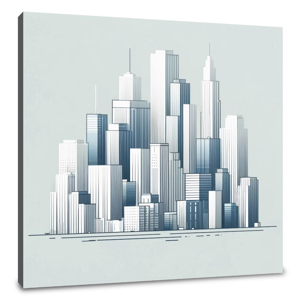 Skyline Symphony Canvas