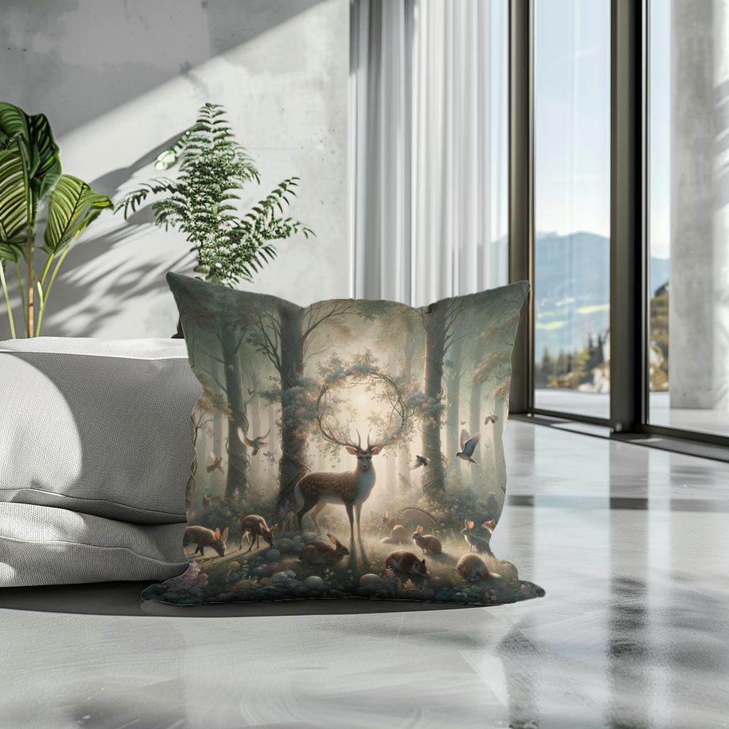 Enchanted Nature Cotton Cushion