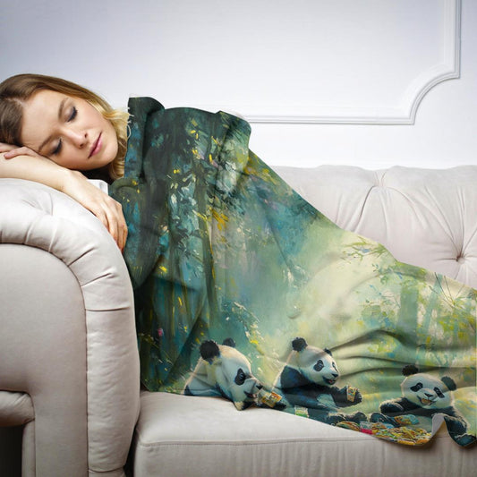 Panda Picnic Blanket