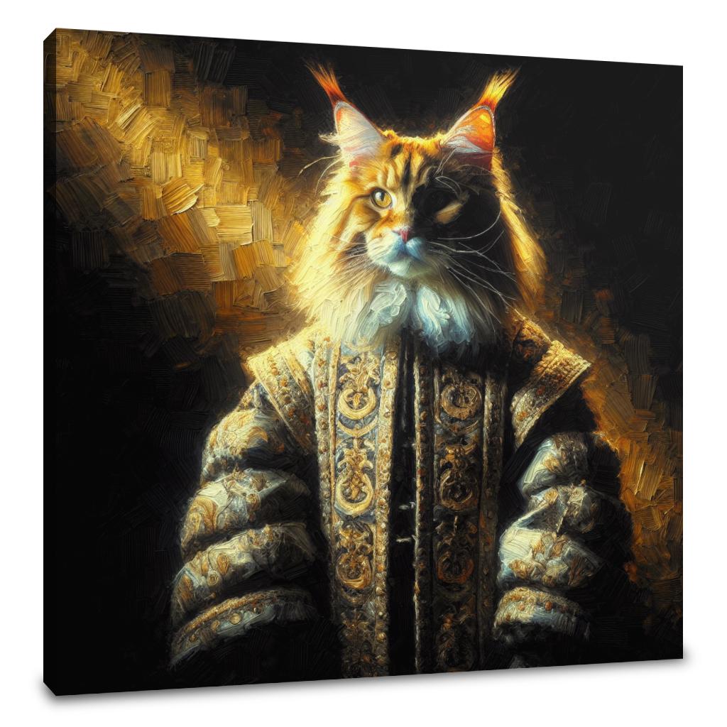 Regal Coon Aristocrat Canvas