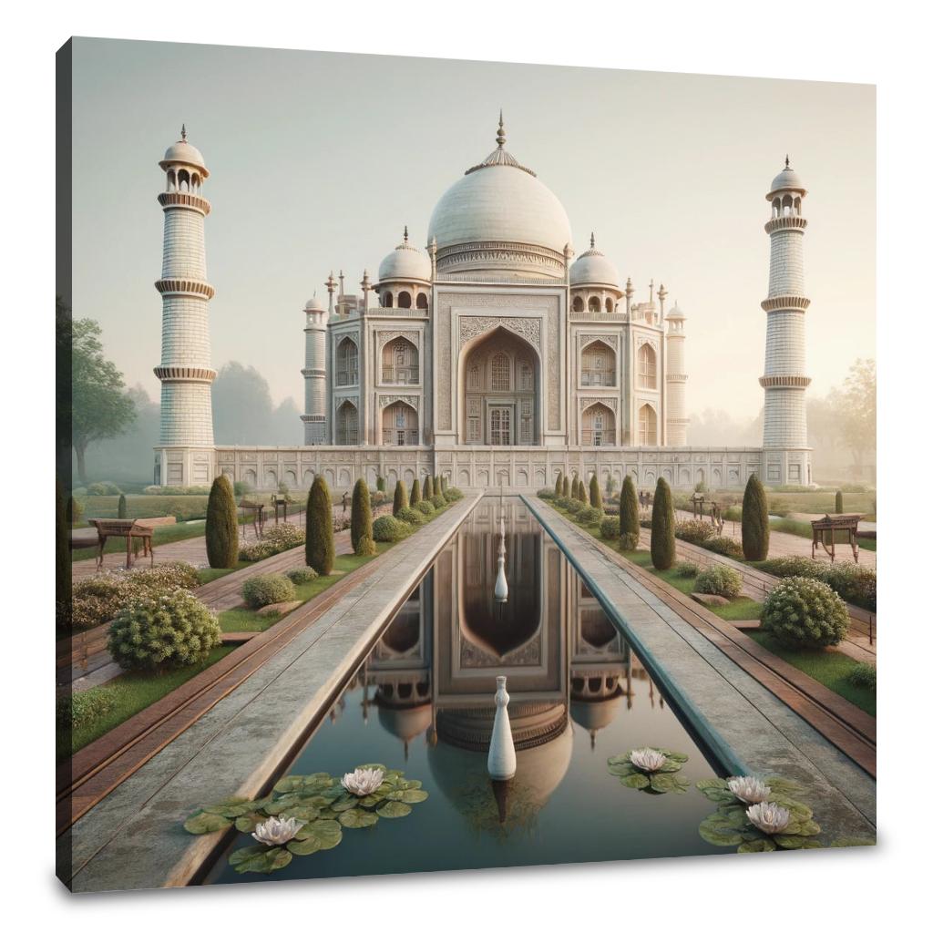 Dawn at Taj Canvas