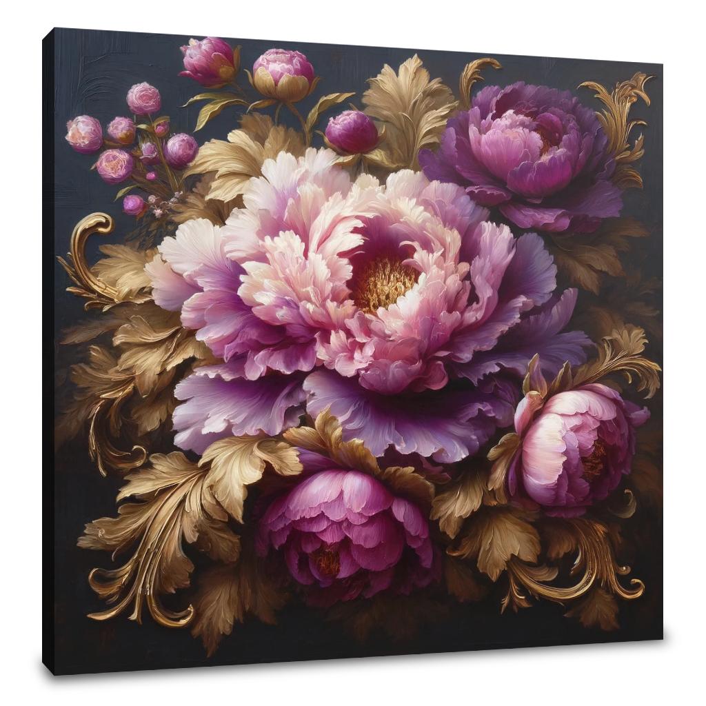 Regal Peony Canvas