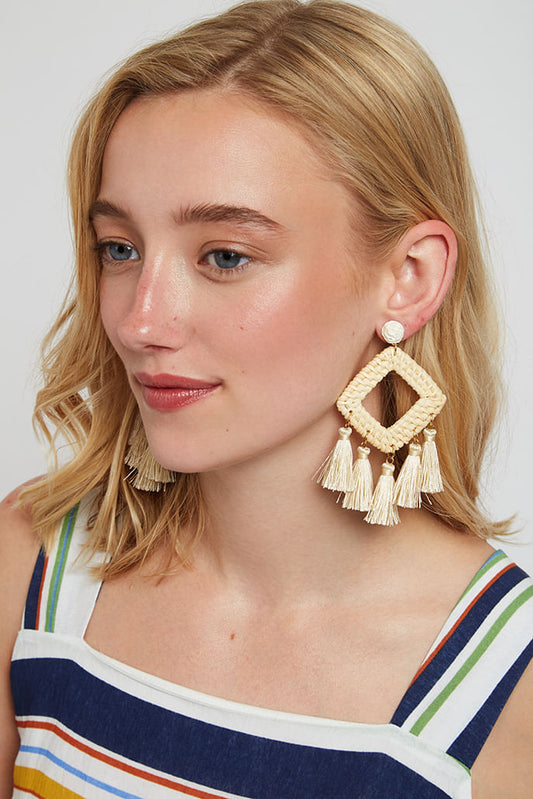 Louche Zephaniah Tassel Pendant Earring