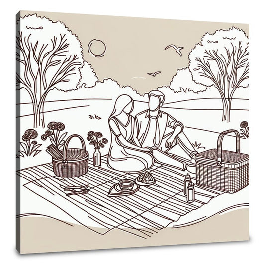 Picnic Moments Canvas