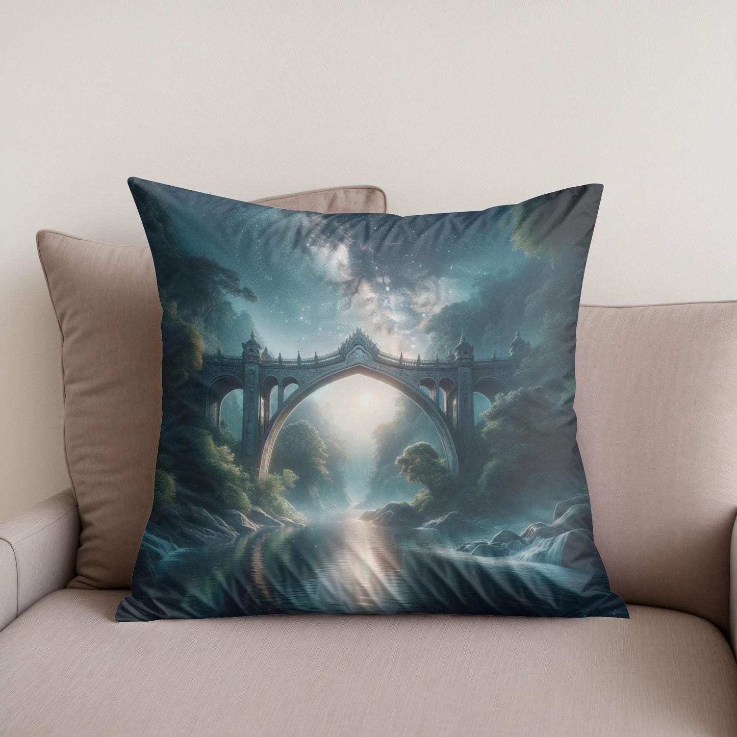 Galactic Bridge Cotton Cushion