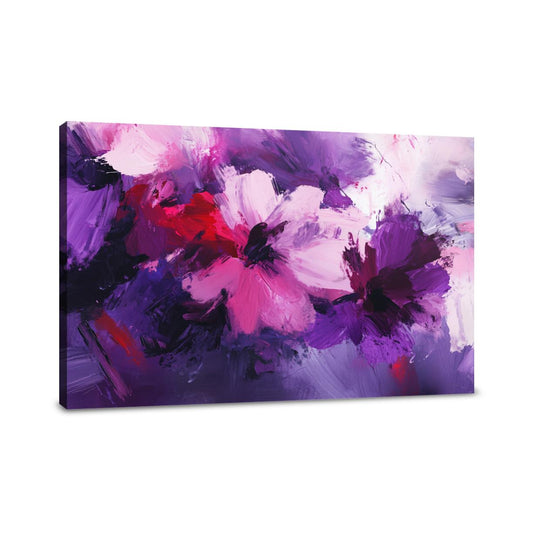 Lisianthus Spirals Canvas
