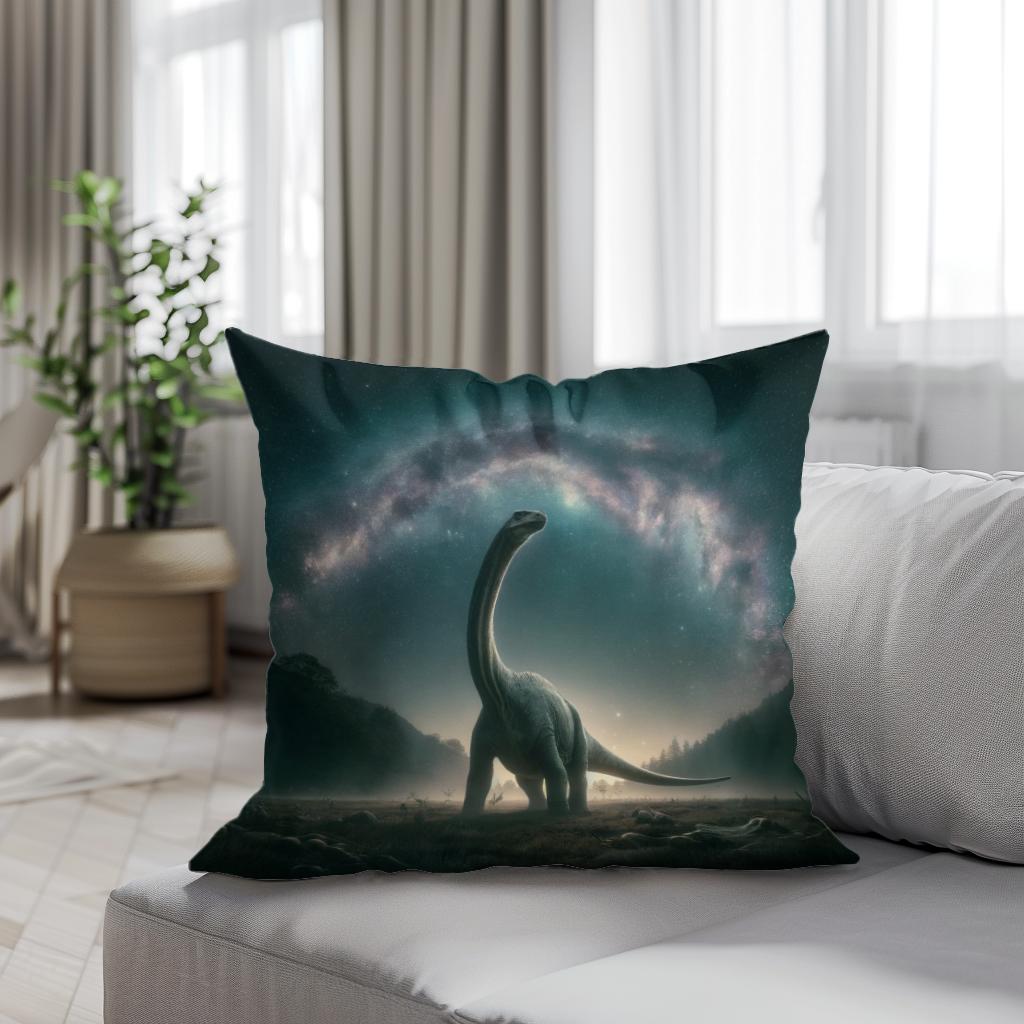 Cosmic Wonder Brachiosaurus Cotton Cushion