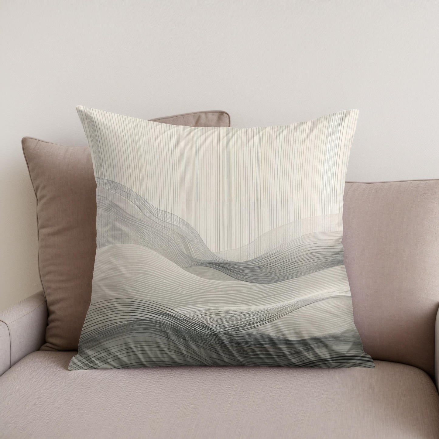 Minimalist Echoes Cotton Cushion
