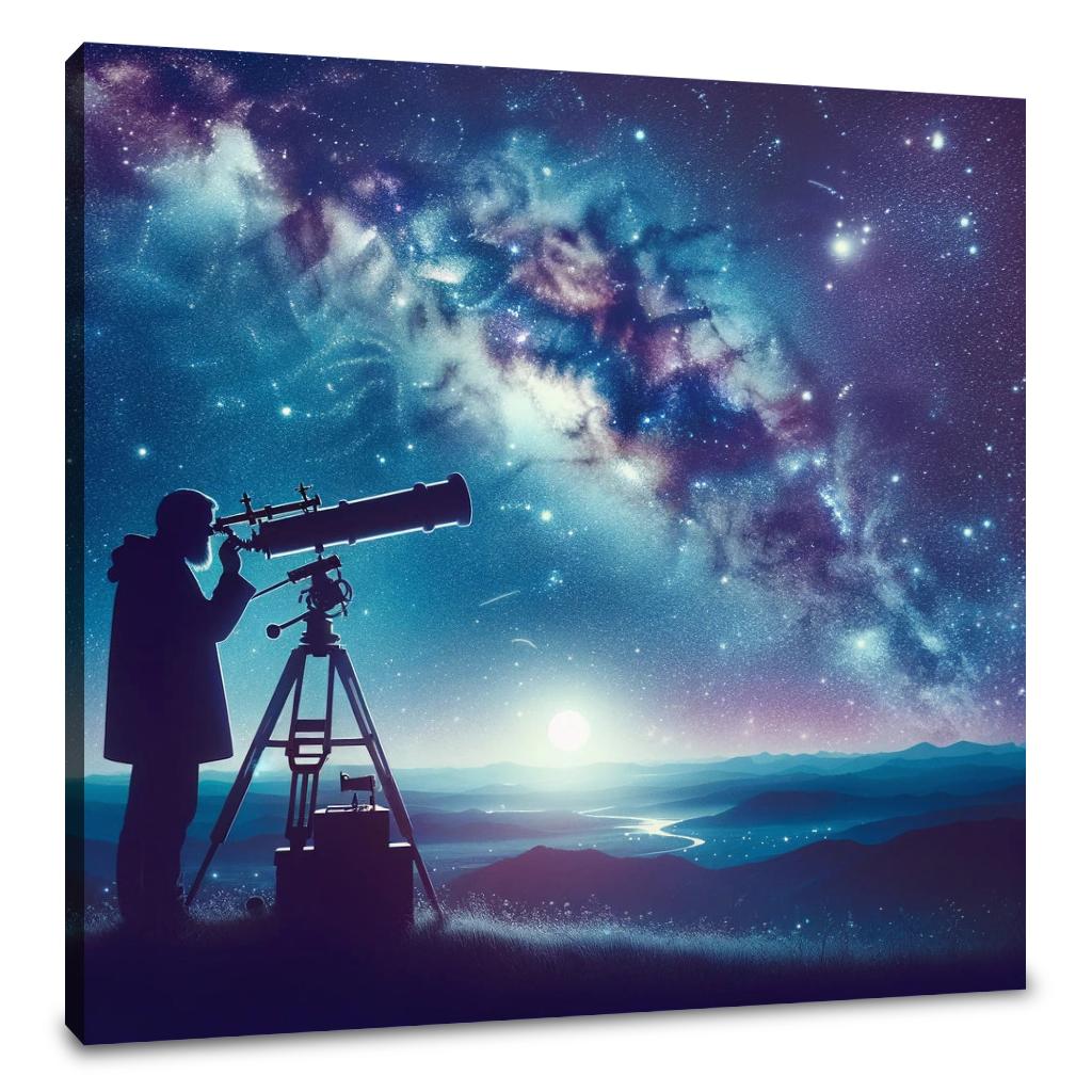Astronomer's Wonder Canvas