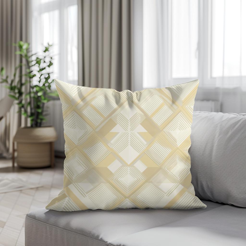 Diamond Rhythm Cotton Cushion