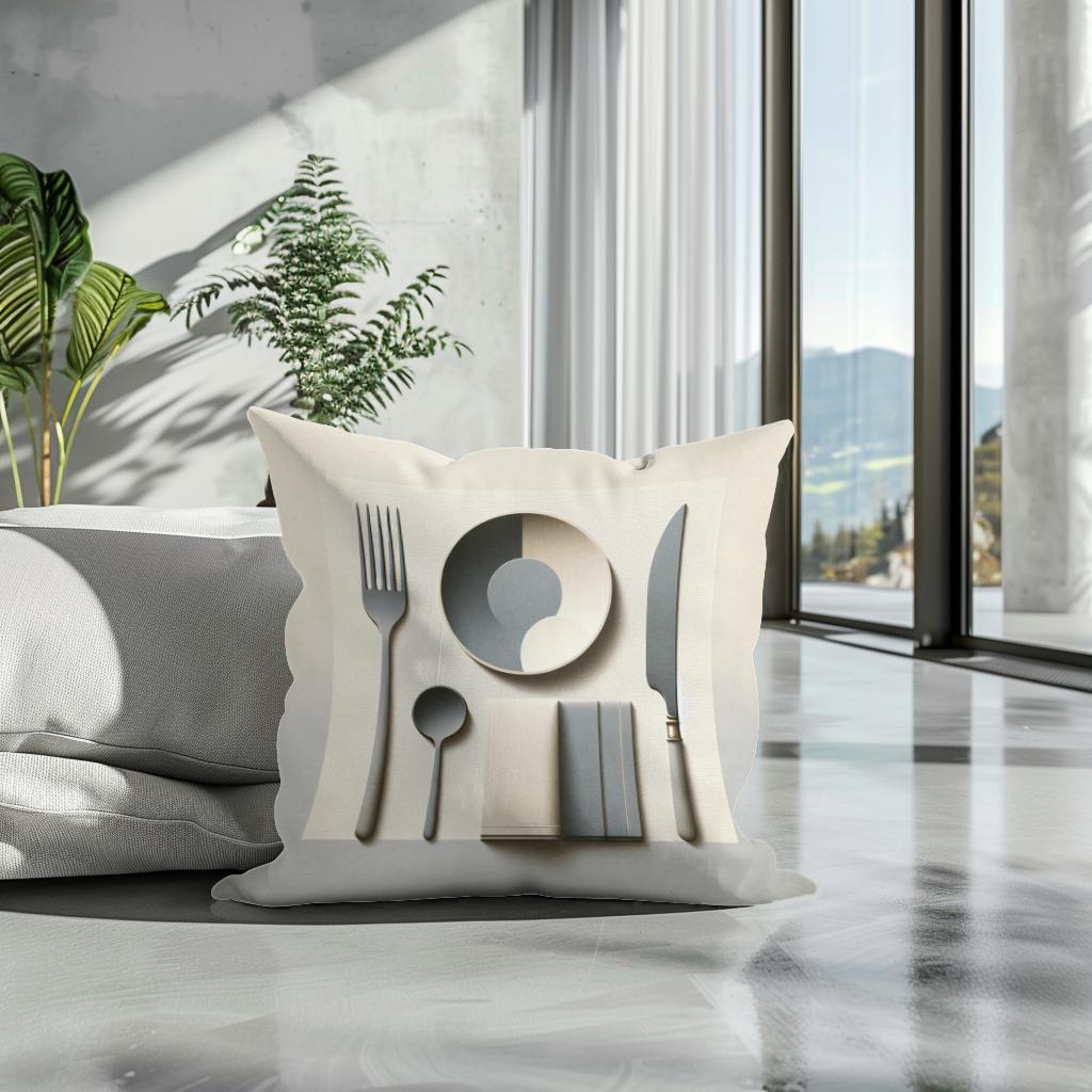 Elegant Feast Cotton Cushion