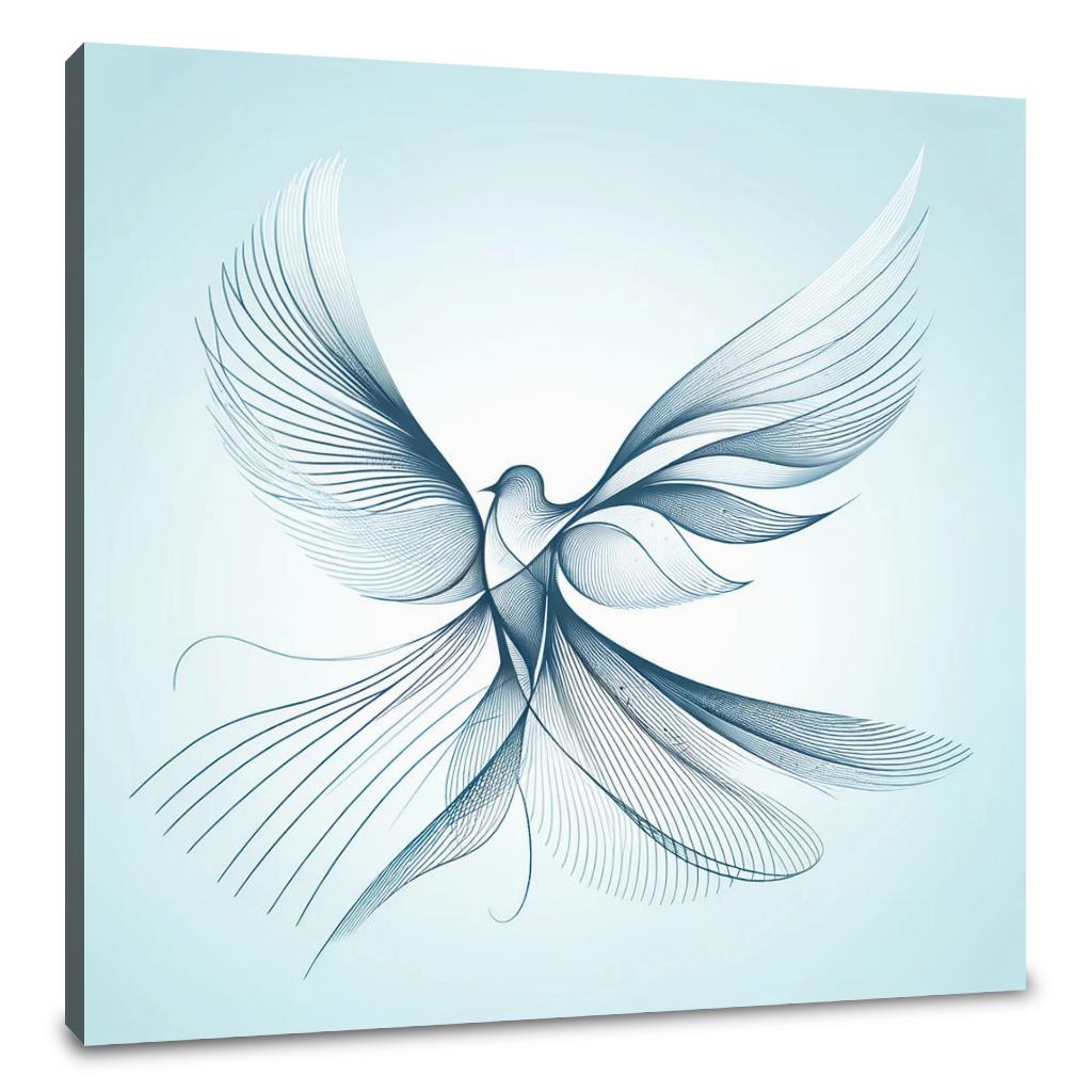 Elegant Flight Canvas