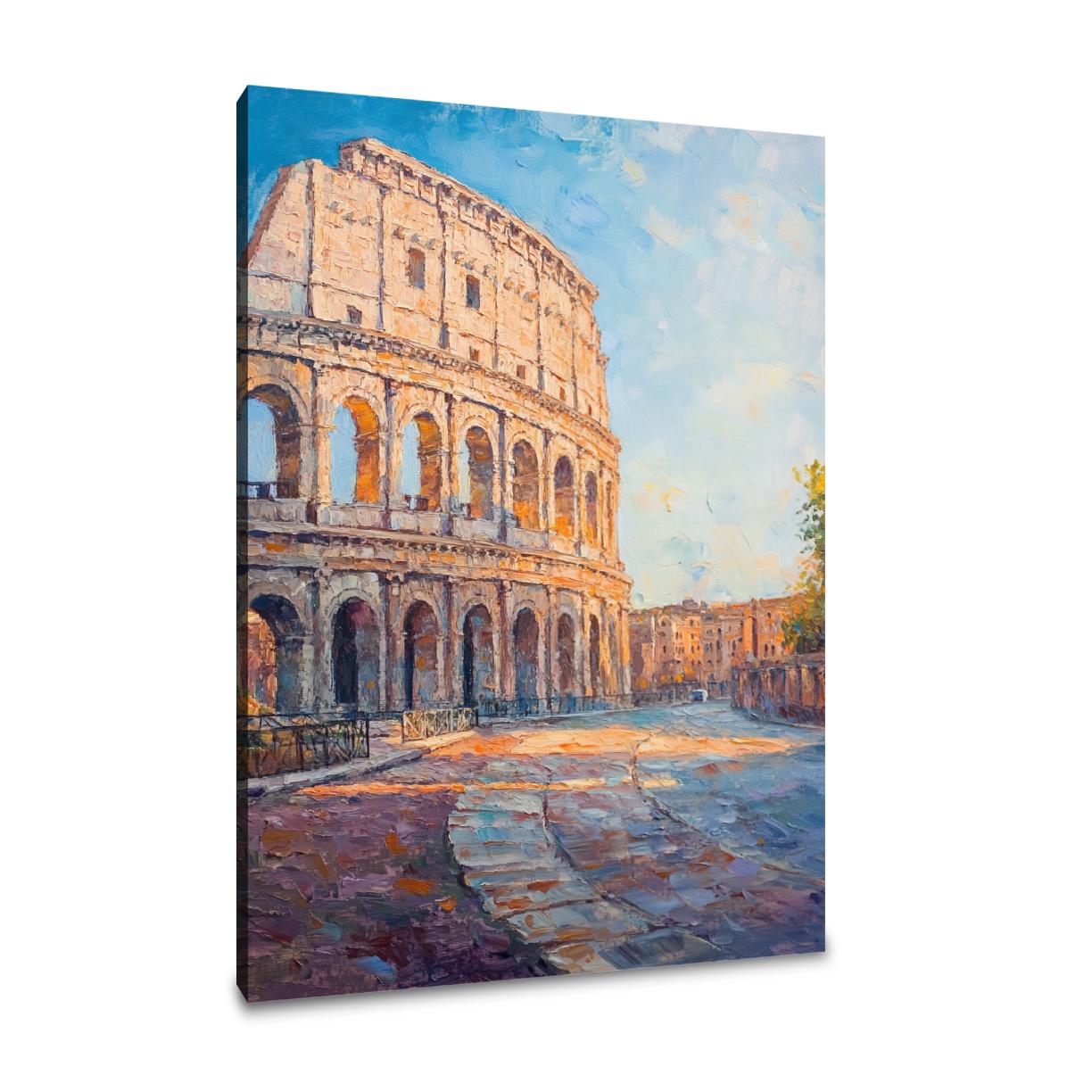 Timeless Majesty of the Colosseum Canvas