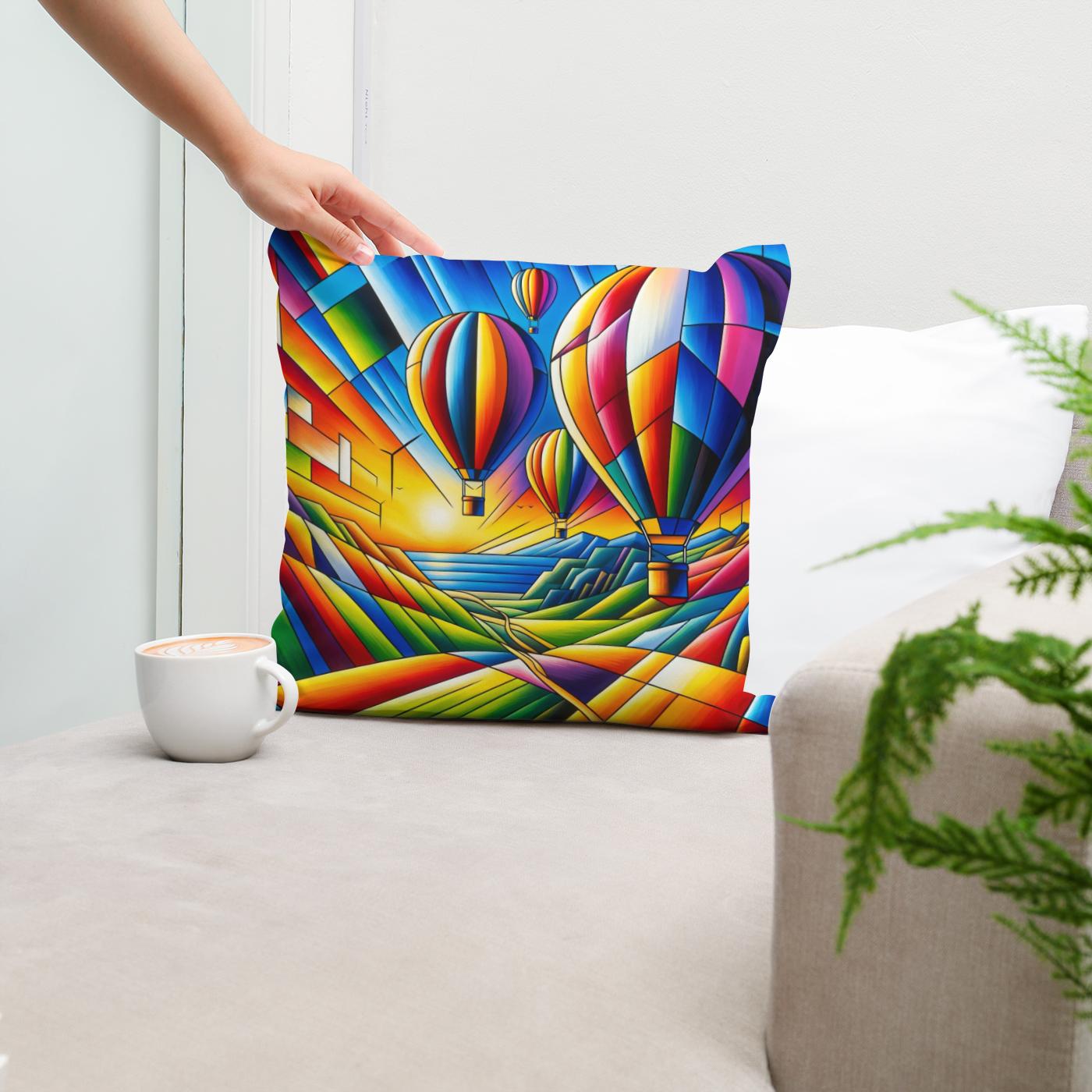Cubist Odyssey Cotton Cushion