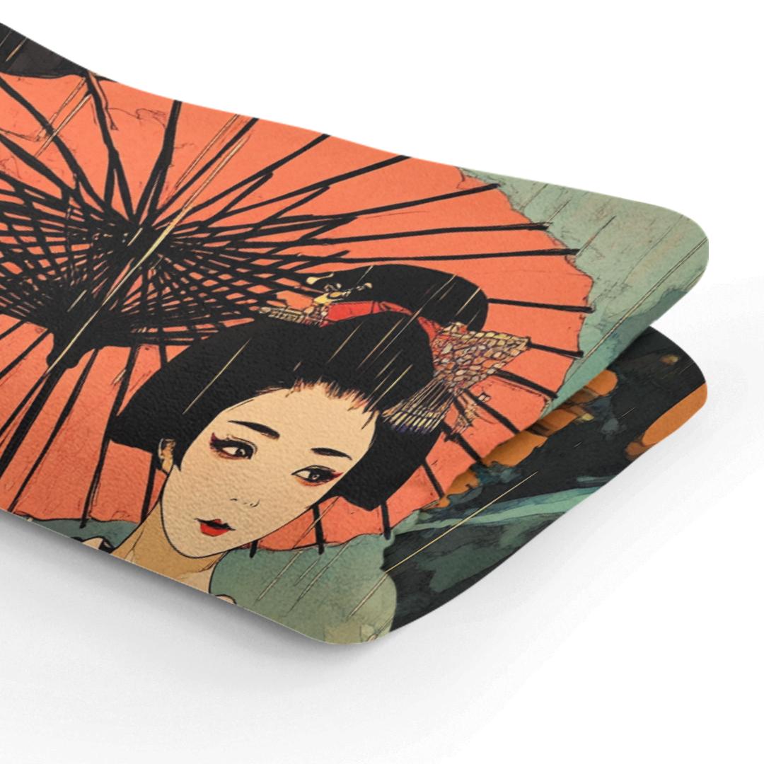 Geisha in the Rain Blanket