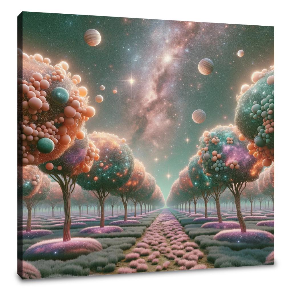 Cosmic Orchard Canvas
